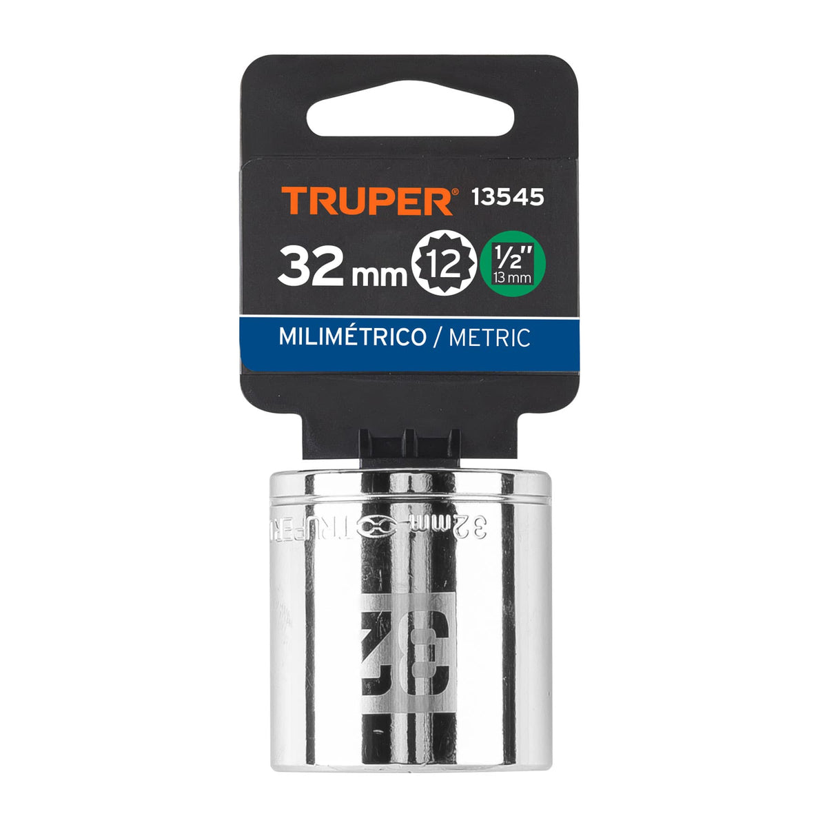 Dado de 32 mm 12 puntas cuadro 1/2' TRUPER — foto oficial 2