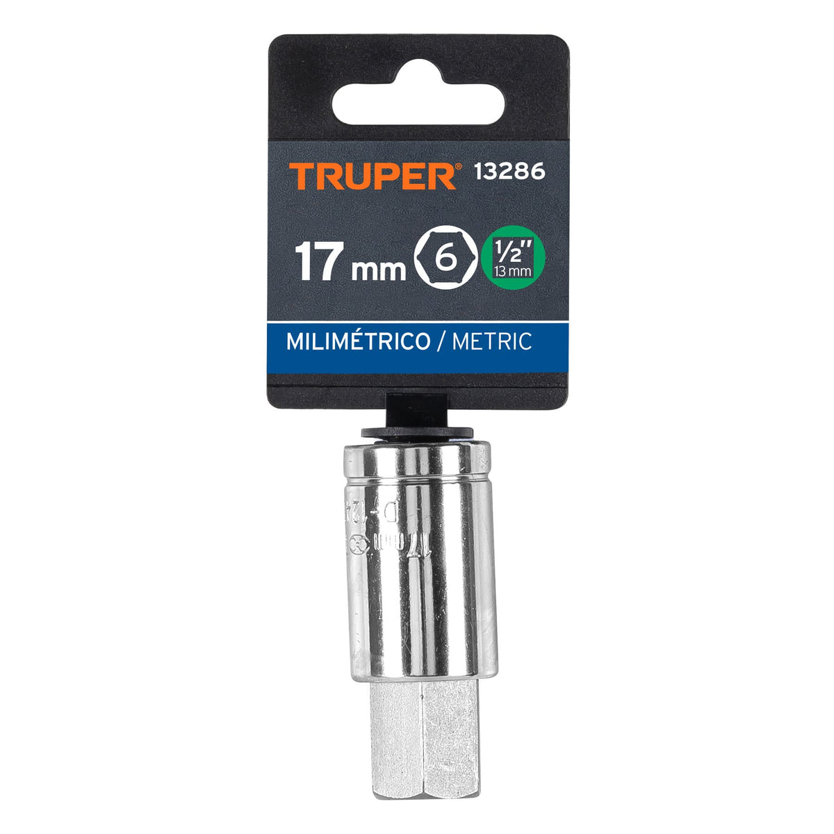 Dado punta hexagonal de 17 mm cuadro 1/2' TRUPER — foto oficial 2