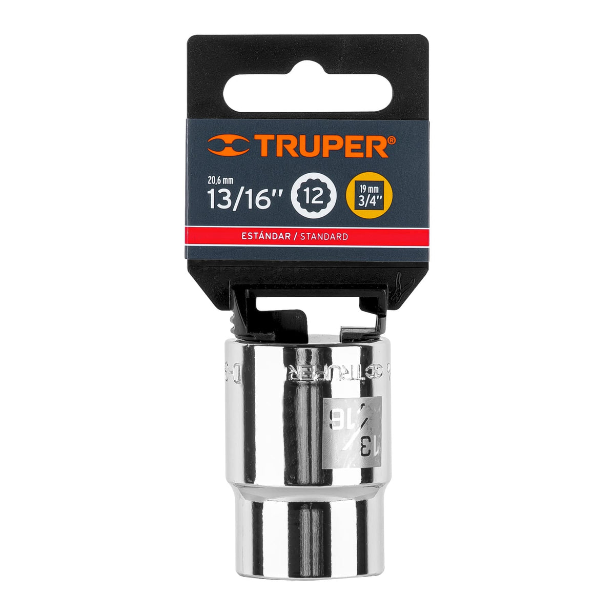 Dado de 13/16' 12 puntas cuadro 3/4' TRUPER — foto oficial 2