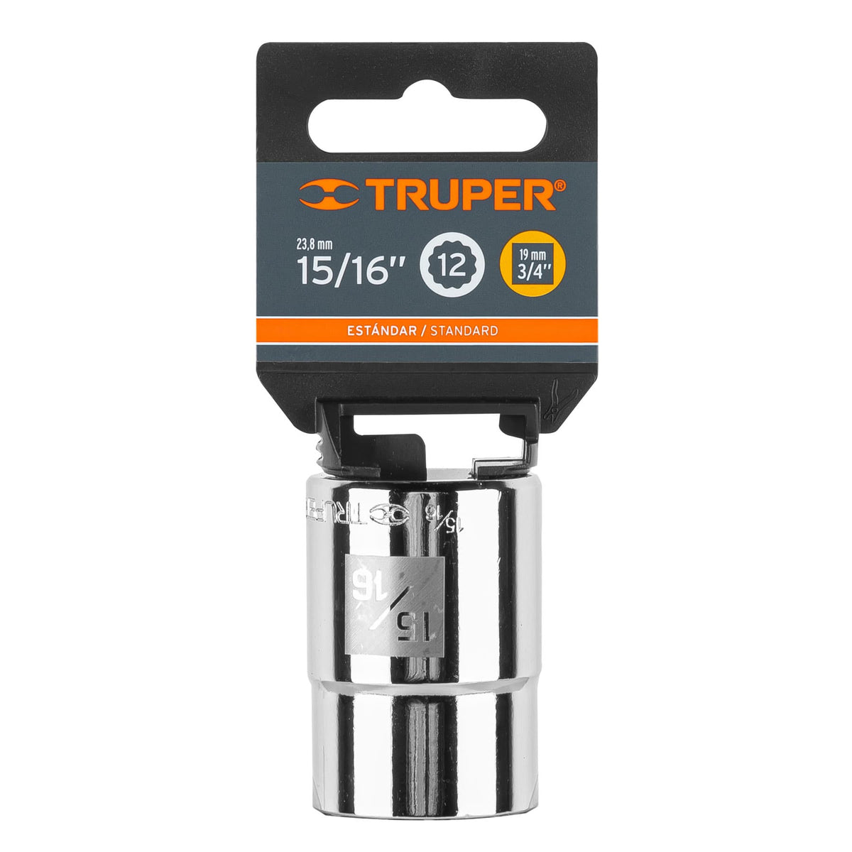 Dado de 15/16' 12 puntas cuadro 3/4' TRUPER — foto oficial 2