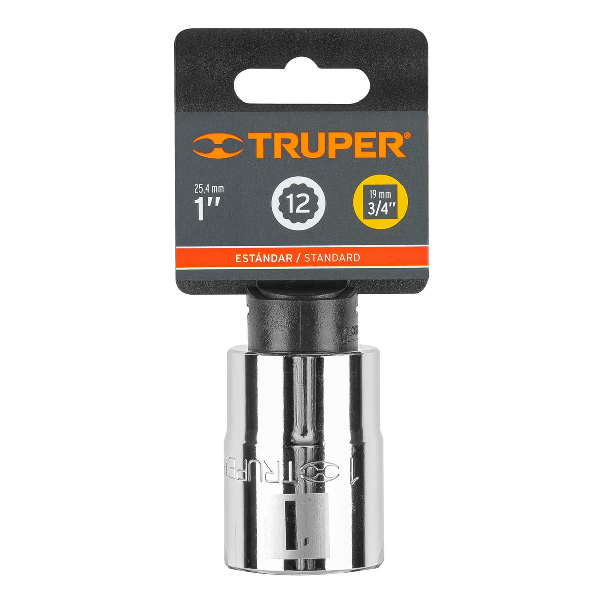 Dado de 1' 12 puntas cuadro 3/4' TRUPER — foto oficial 2