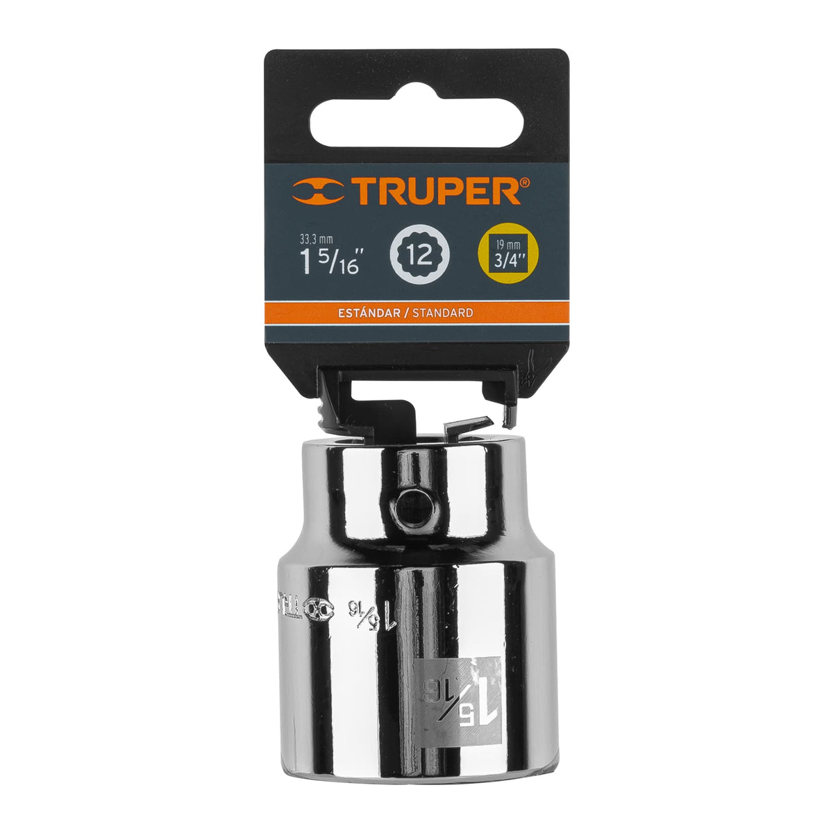 Dado de 1-5/16' 12 puntas cuadro 3/4' TRUPER — foto oficial 2