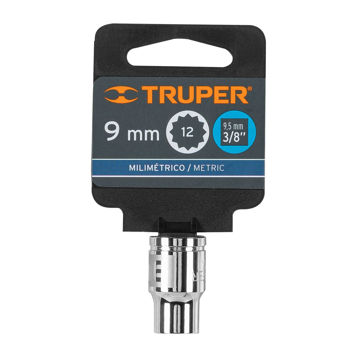 Dado de 9 mm 12 puntas cuadro 3/8' TRUPER — foto oficial 2