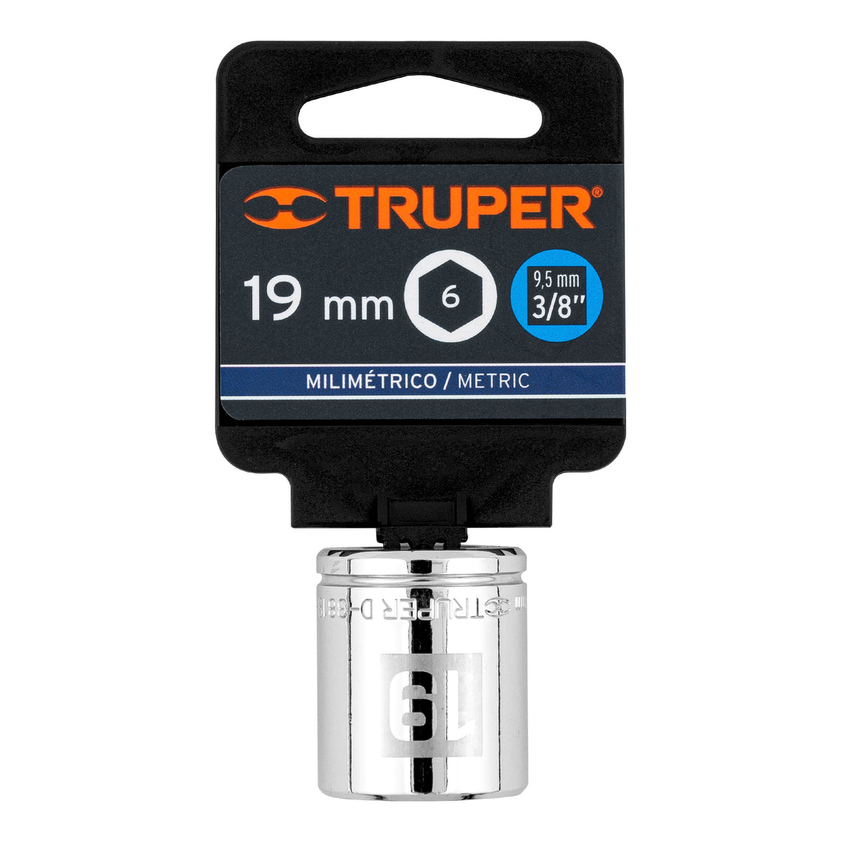 Dado de 19 mm 6 puntas cuadro 3/8' TRUPER — foto oficial 2