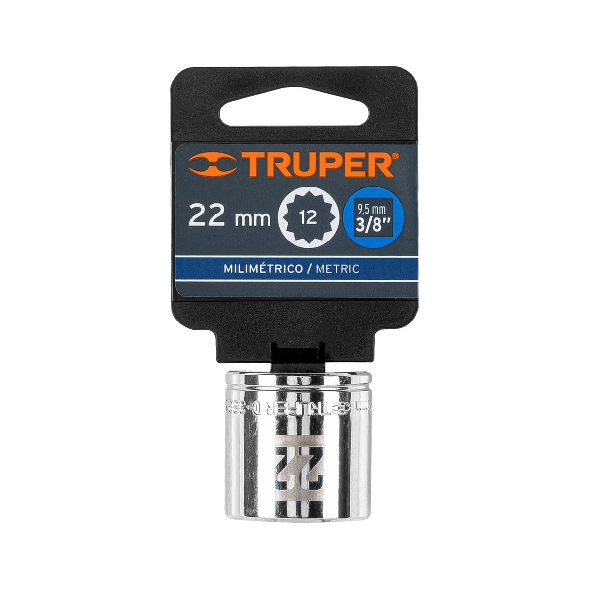 Dado de 22 mm 12 puntas cuadro 3/8' TRUPER — foto oficial 2