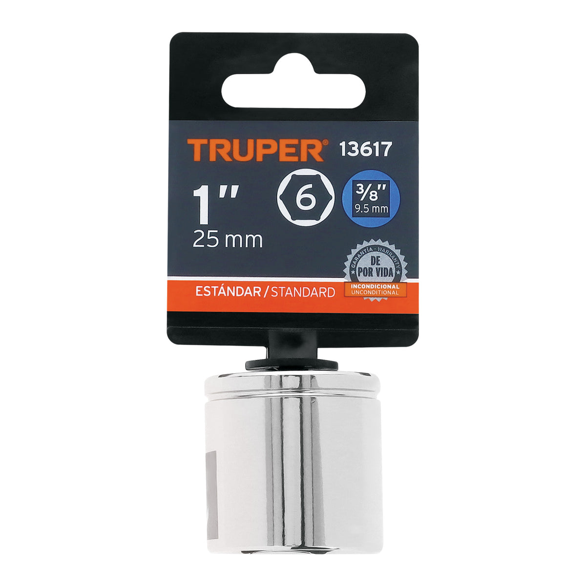 Dado de 1' 6 puntas cuadro 3/8' TRUPER — foto oficial 2