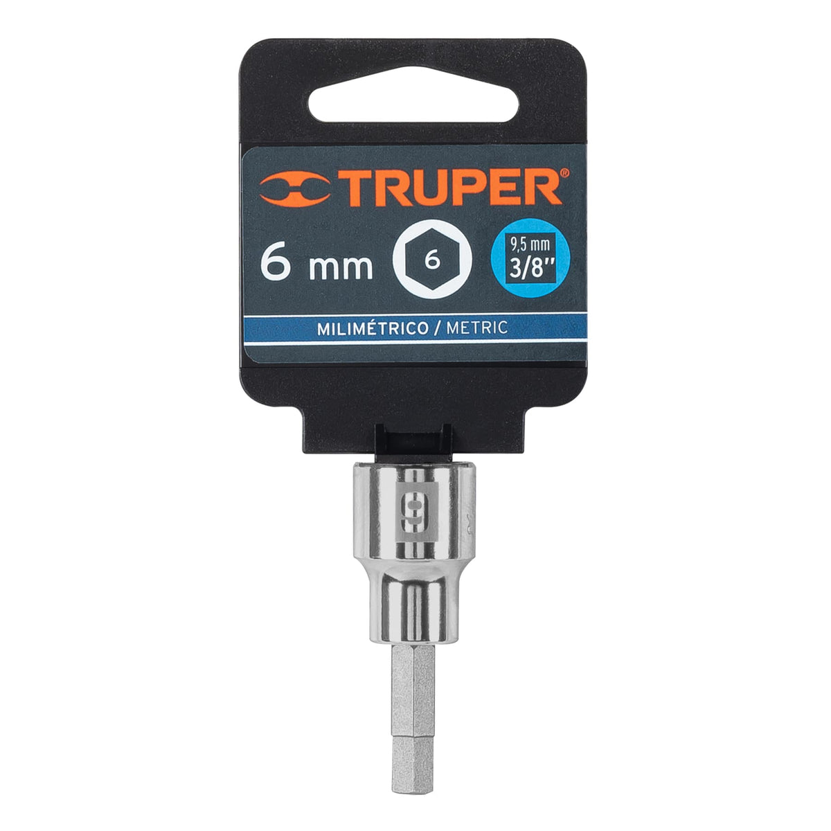 Dado punta hexagonal de 6 mm cuadro 3/8' TRUPER — foto oficial 2