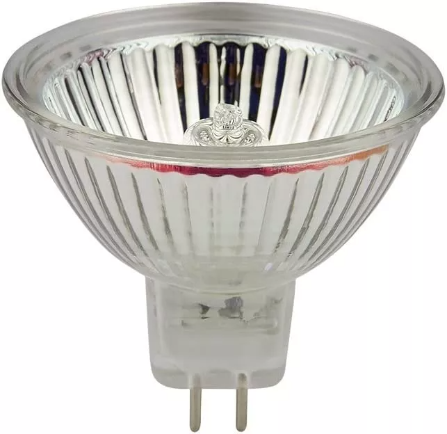 Foco MR16 de 50W Halogeno en calido 12v.