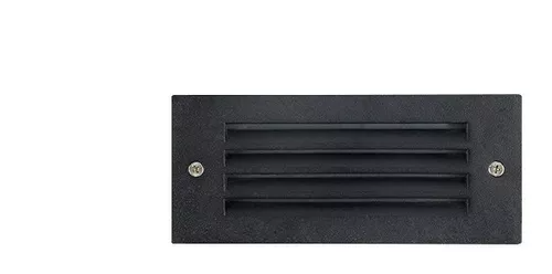 Lámpara Cortesía Lagartijera Escalera Empotrable Negro 127V E27 BME-004N2