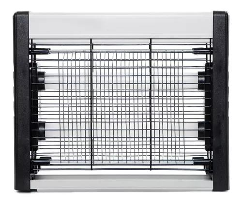 MATA INSECTOS LED 4W 127V PLATA CON 2 TUBOS INLED4 LUMMI