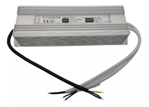 FUENTE PODER 100W IP67 100-277vAC 12VDC8 5A (EXTERIOR)
