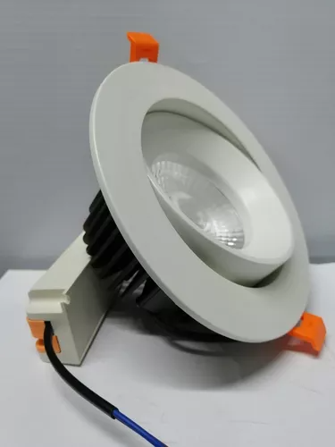 Spot Techo Empotrable Dirigible Cob LED Luz Fría 15W 90-277V 65K Dlc15w