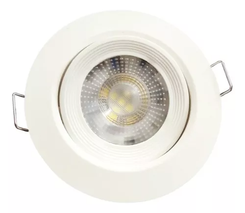 SPOT EMPOTRABLE LED DIRIGIBLE TECHO BLANCO FRIO REDONDO 6W 100-240V 500LM 60K 57203