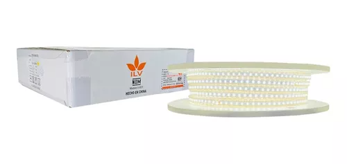 MANGUERA LED LUZ FRÍA 25 MTS 120LEDS X MT 5630 127V 65K