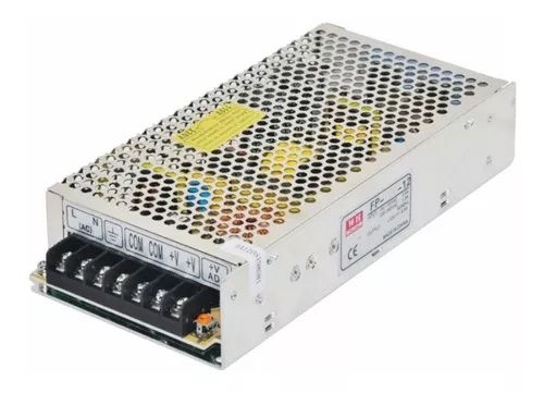 Fuente De Poder 150W 110-220V Ip20 Tira Led Modulo Chip Balastra 12v para uso interior