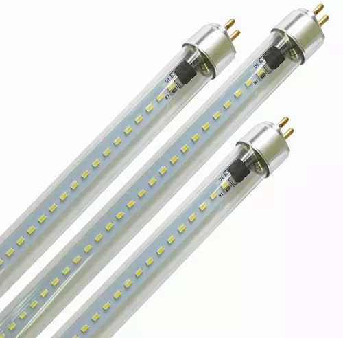 Foco Tubo T5 Lineal LED Gabinete Transparente Blanco Cálido 18W 90-140V 1800LM 30K