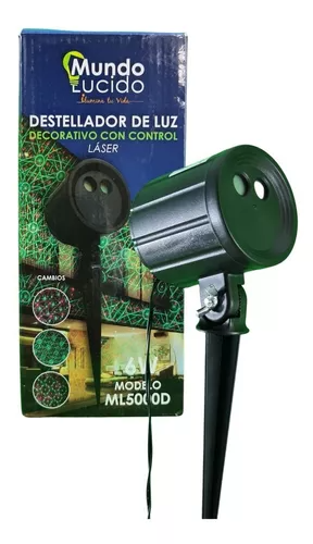 DESTELLADOR LASER CON CONTROL FIGURAS DE FLORES