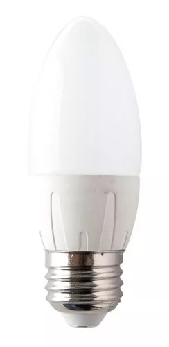 Foco Vela Led Entrada E26 Candil Blanco Cálido 4W 127V 300LM 30K PRLEDVEL4W30KE26