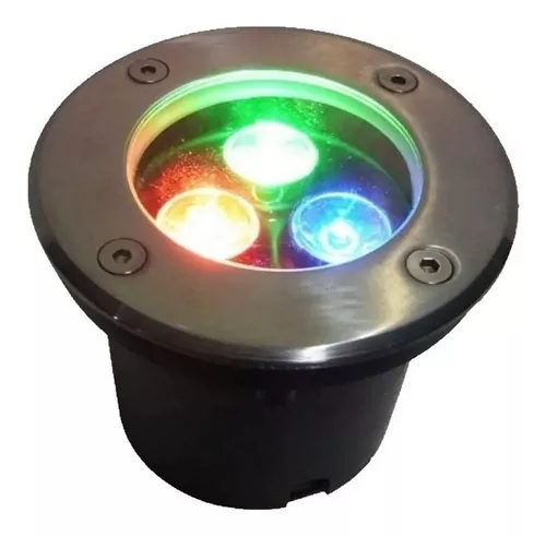 Spot Piso Para Exterior 3W 85-265V 300LM IP65 RGB UL3WRGB