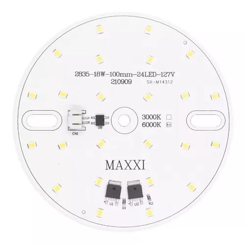 Disco LED Repuesto Para Abanicos Y Lámparas Blanco Cálido Foco 18W 127V