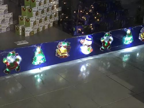 PAQUETE DE 8 FIGURAS NAVIDEÑAS GRANDES