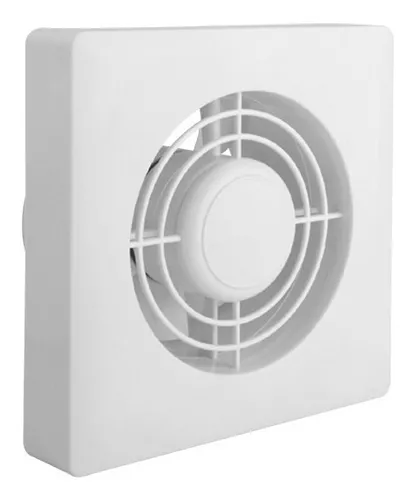 Extractor De Aire Blanco Sanitario Regadera 4 Pulgadas 1004