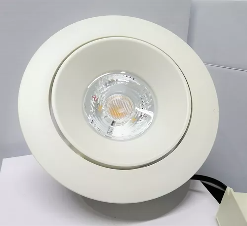 Spot Techo Empotrable Dirigible Cob LED Luz Fría 24W 90-277V 65K DLC24W172CW