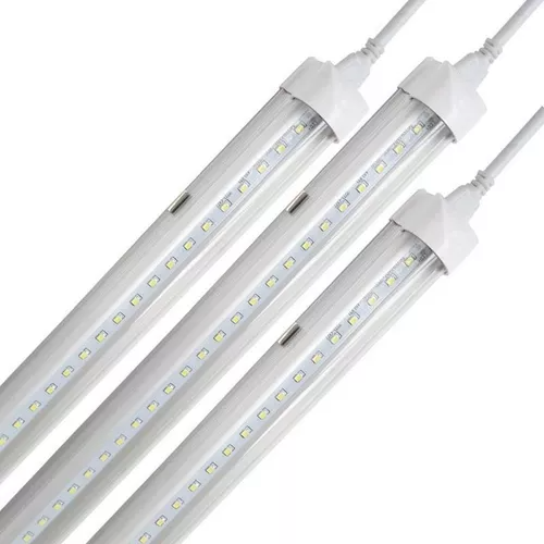 Tubo T8 LED Regleta Integrada Transparente Luz Fría 60cm 9W 85-265V 1000LM 65K