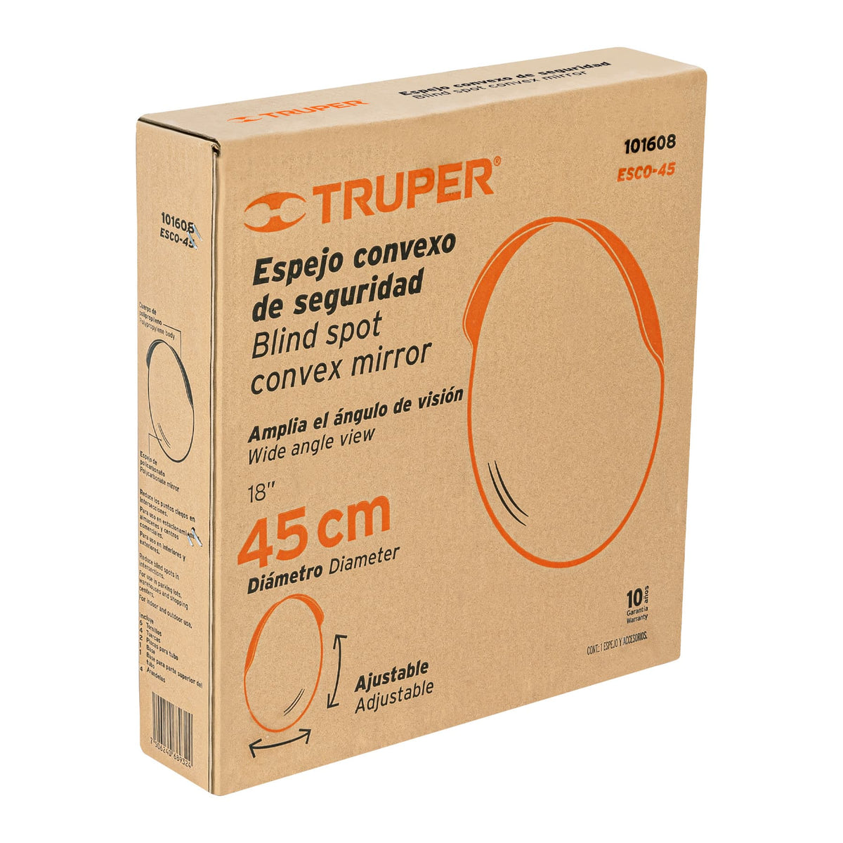 Espejo convexo de 45 cm, TRUPER — foto oficial 2