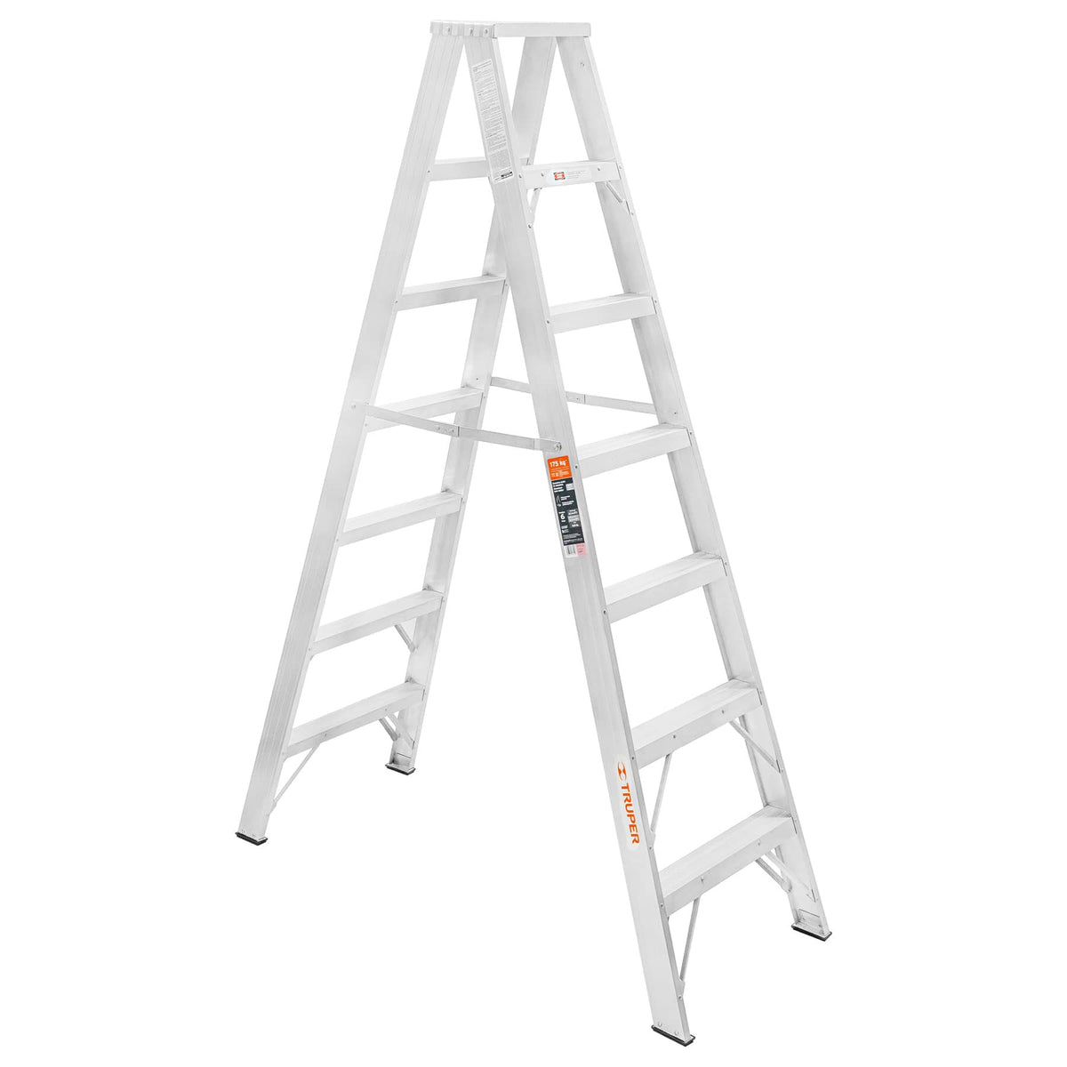 Escalera de tijera doble, tipo ll, 6 escalones, TRUPER — foto oficial 1