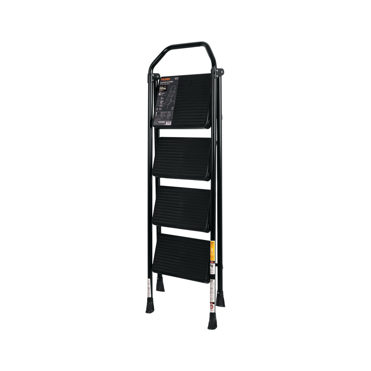 Escalerilla tubular, plegable, 4 peldaños, TRUPER — foto oficial 2