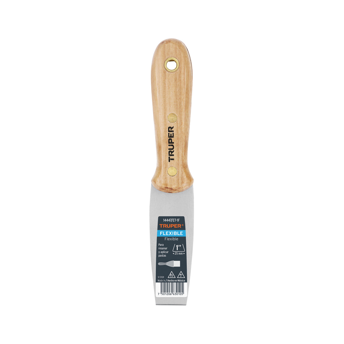 Espátula flexible 1' con mango de madera TRUPER — foto oficial 1