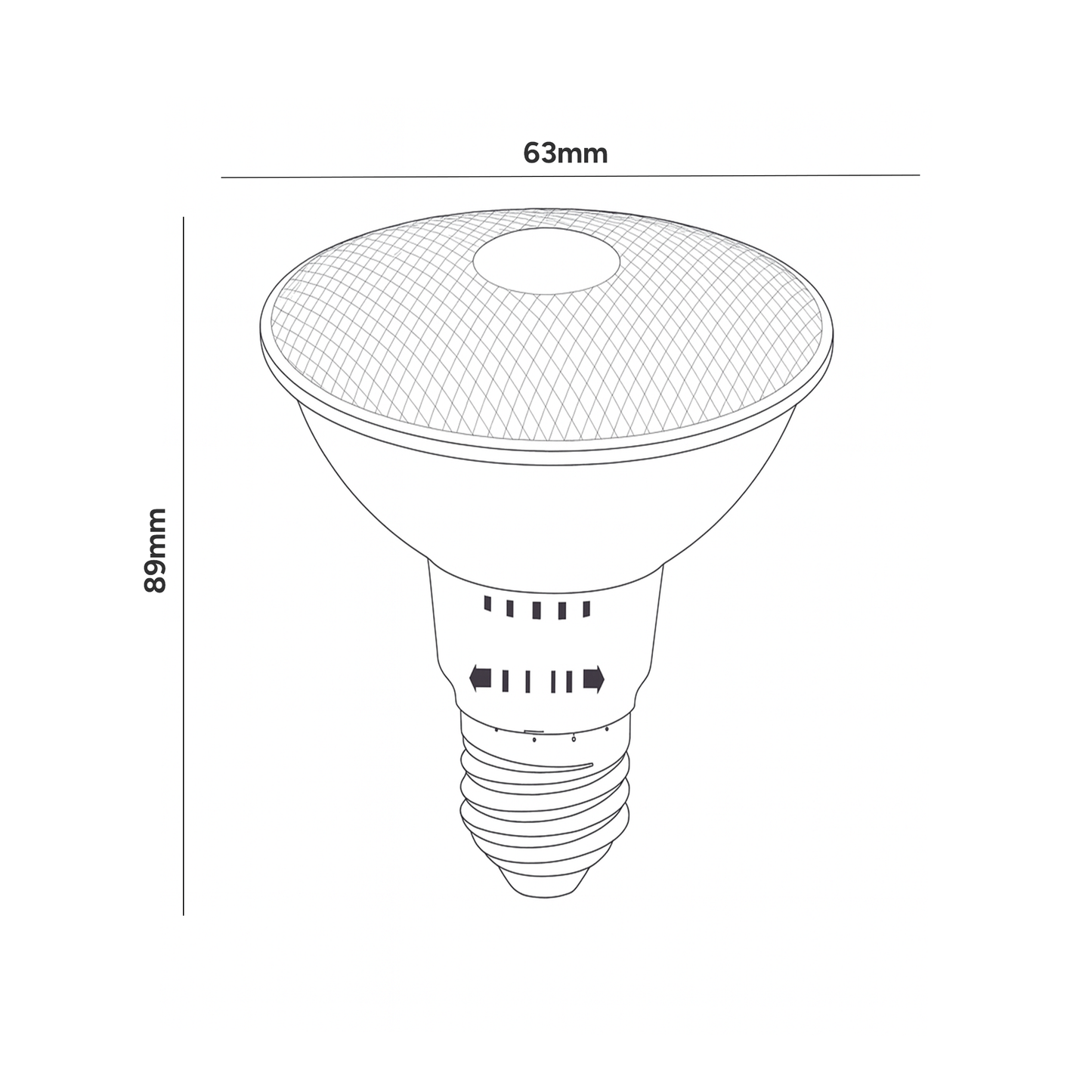 FOCO LED PAR20 CCT LUMMI E26 6W 600LM MULTI TEMPERATURA 30K 40K 64K LUMMI PAR205CCT6