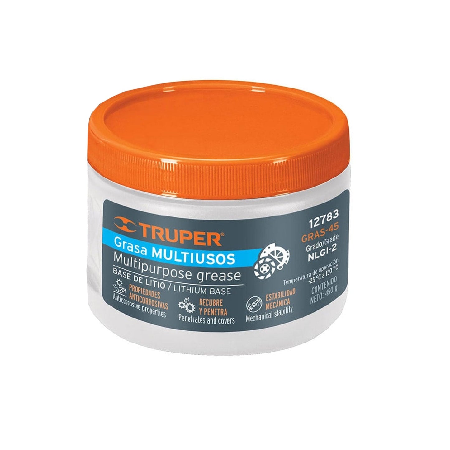 GRASA DE LITIO LUBRICANTE MULTIUSO TRUPER 12783 GRAS-45
