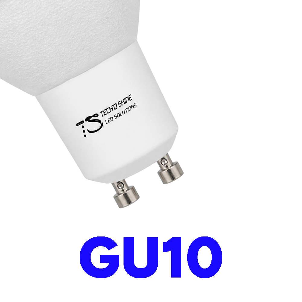 FOCO LED GU10 5W 65K LUZ FRÍA TECHNO SHINE GU105W5SBFGU10