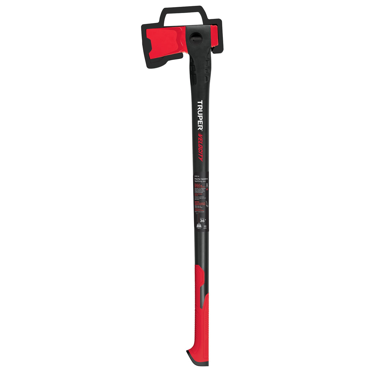 Hacha para rajar madera 4 lb mango de nylon de 36', TRUPER — foto oficial 2