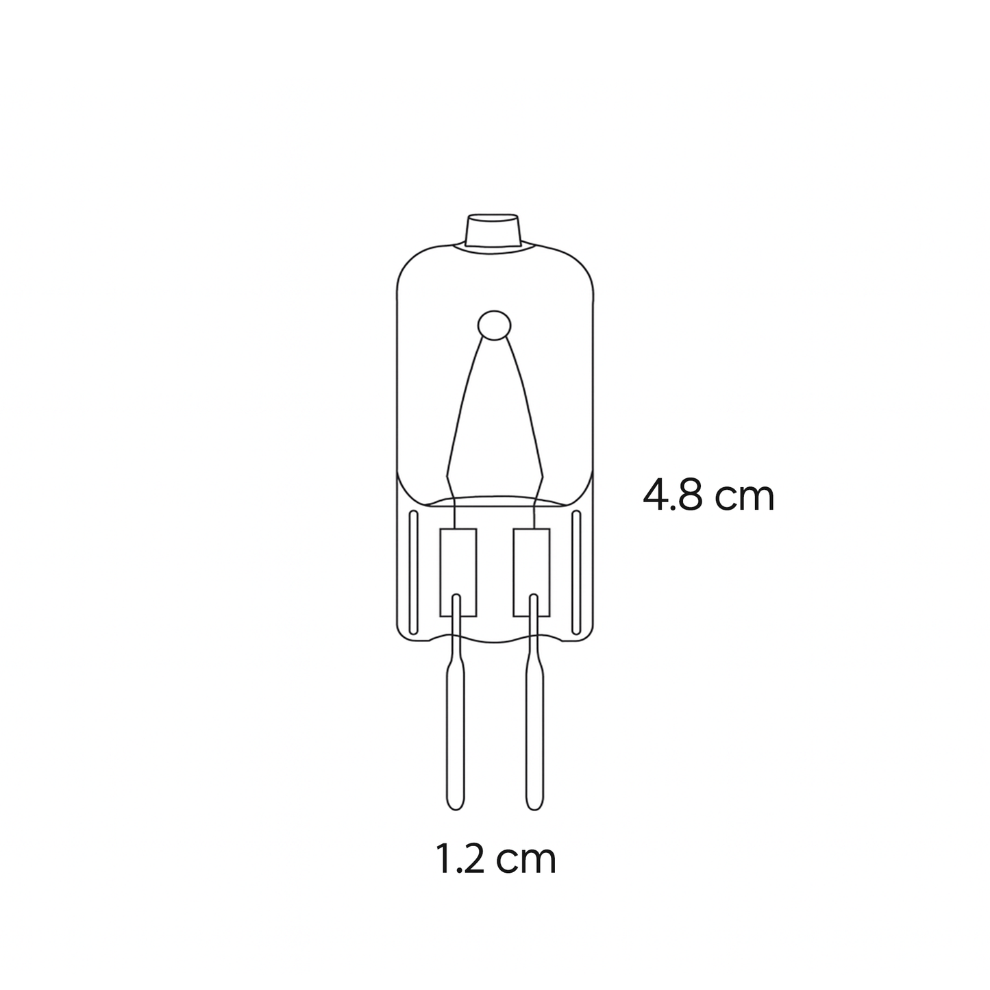 FOCO HALÓGENO G4 50W 600LM 127V 27K LUZ CÁLIDA LUMMI JCD50