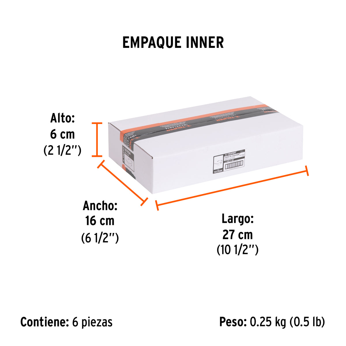Lentes de seguridad transparentes con antiempaño, Ultralite, Truper, SKU 101934 — vista 6