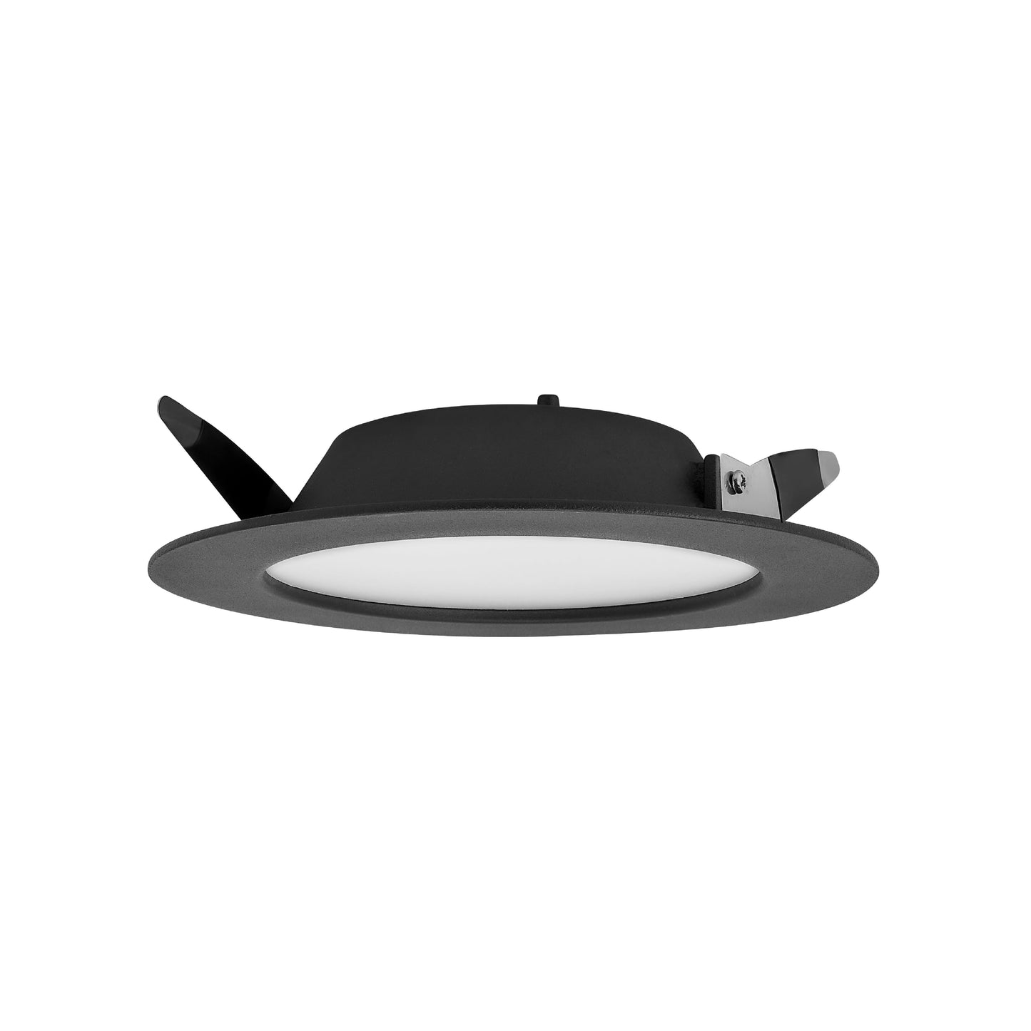 PANEL EMPOTRABLE LED NEGRO 12W LUZ CALIDA 3000K BOOMER BLDL-0101-01230