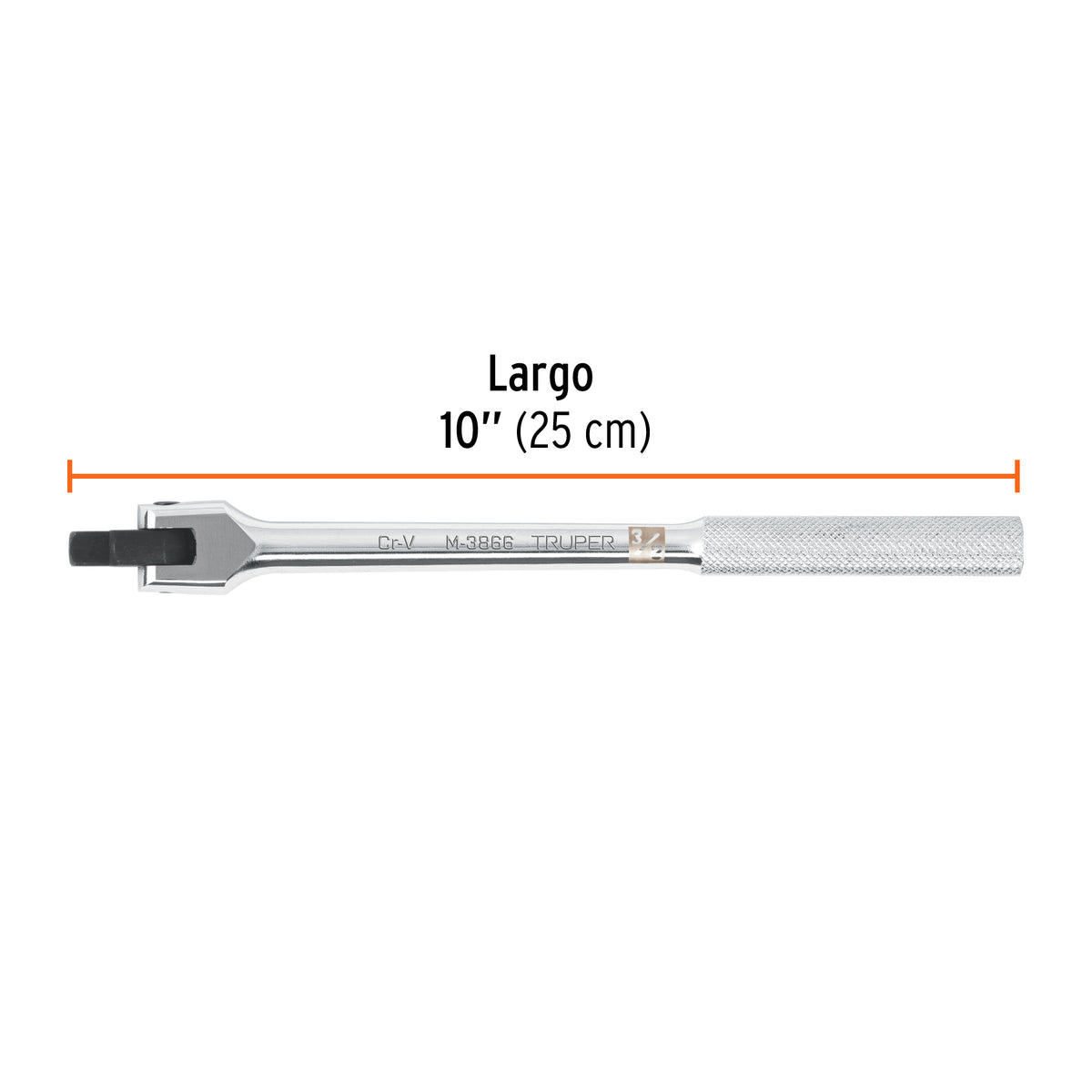 Mango articulado de 10' x 13 mm para dados cuadro 3/8', Truper, SKU 103059 — vista 4