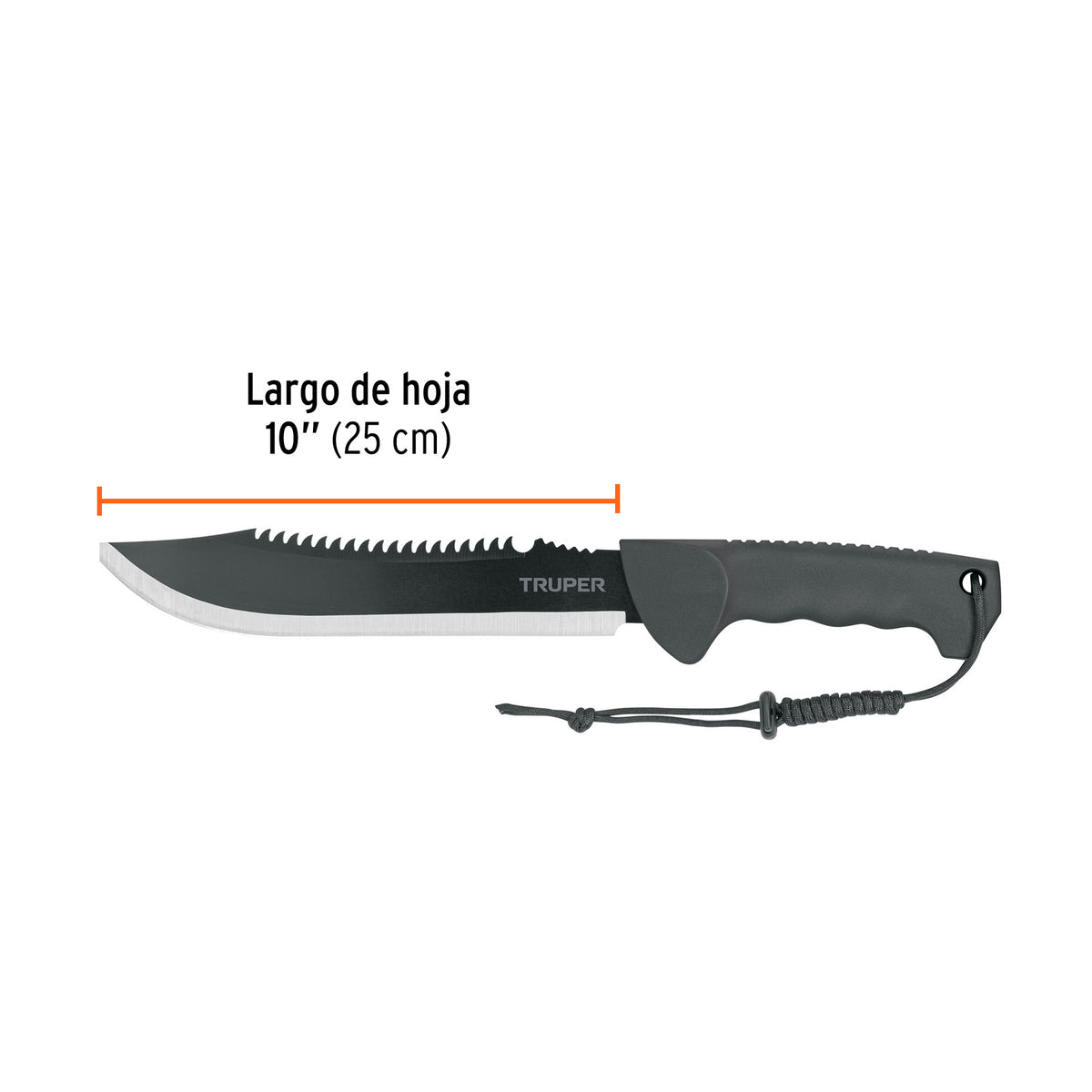 Machete doble filo 10', cacha inyectada, con funda, TRUPER, Truper, SKU 103015 — vista 4