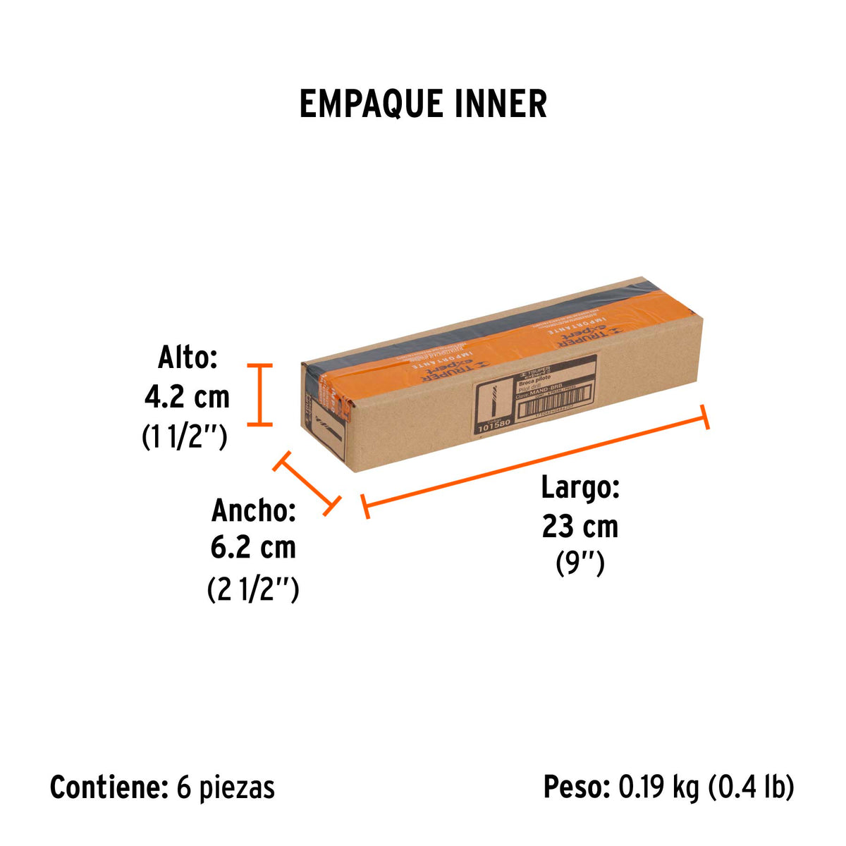 Broca piloto de 1/4' para brocasierras bimetálicas, EXPERT, Expert, SKU 101580 — vista 6