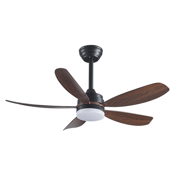 VENTILADOR 36´ CON LUZ LED NEGRO ASPAS TIPO MADERA 70W CCT MULTI TEMPERATURA TECNOLED ML-FAN-ST515D