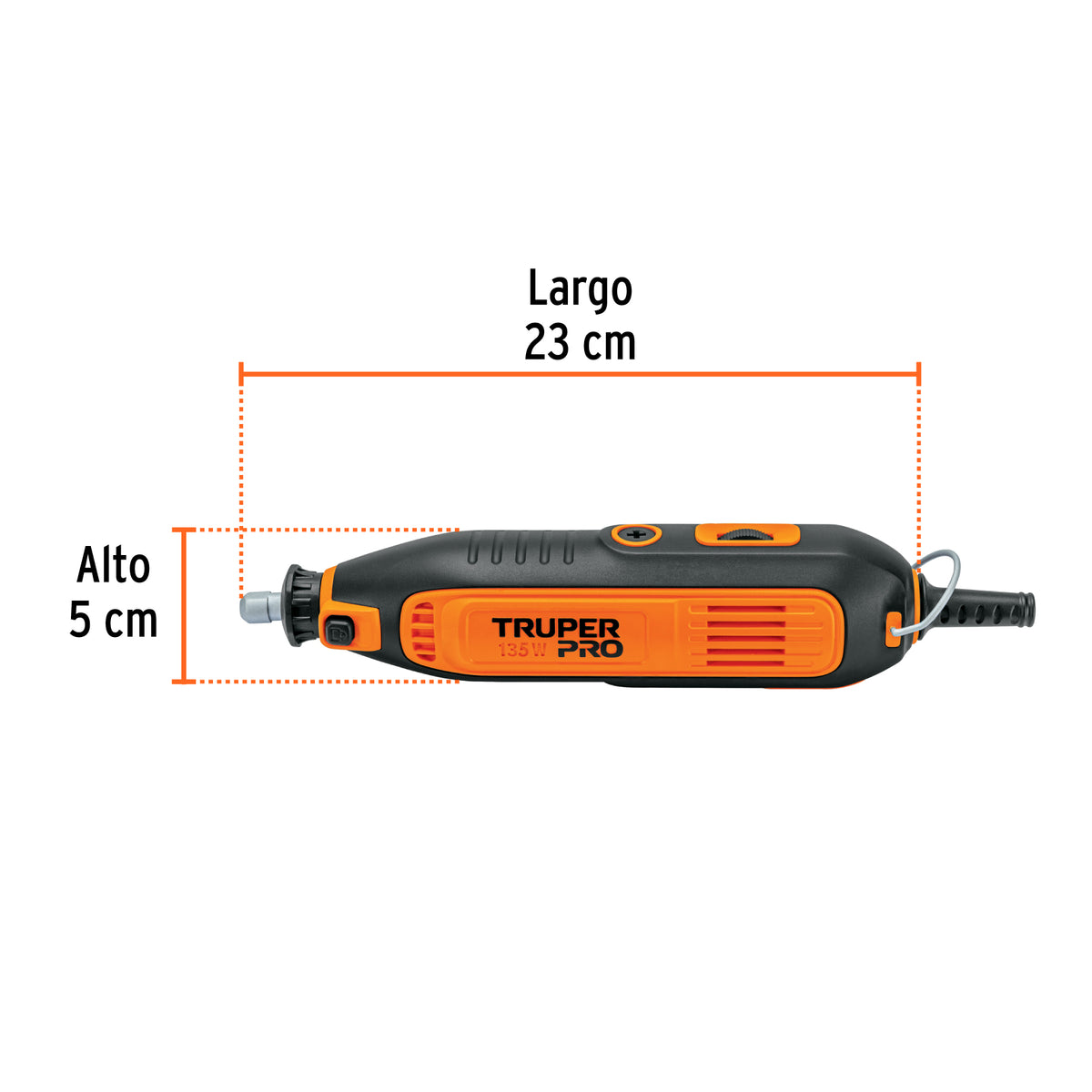 Herramienta rotativa 135W con 97 accesorios, TRUPER PRO, Truper, SKU 103580 — vista 4