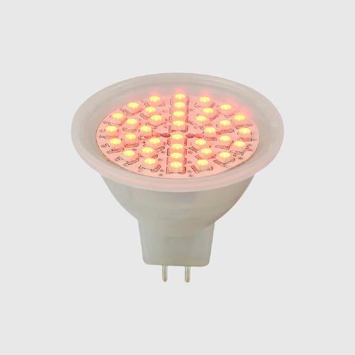 FOCO LÁMPARA LED MR16 2.3W 127V ROJO MR16-SMDLED/2.3WRO TECNOLITE