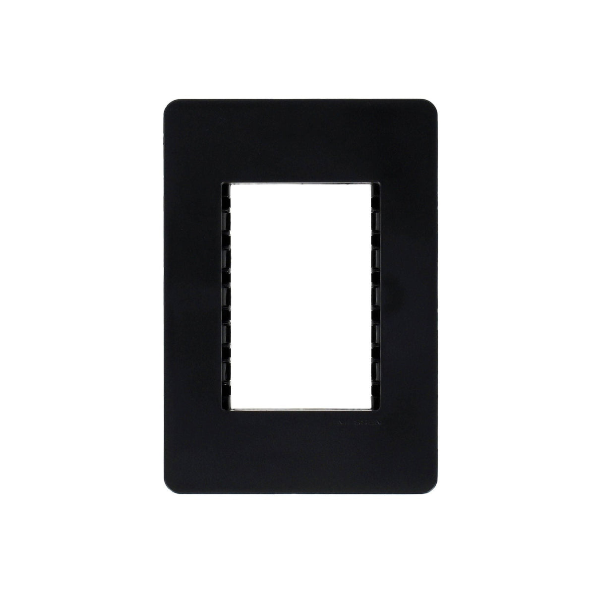 PLACA NEGRO 3 MODULOS ESTEVEZ UNNO N1373-NS