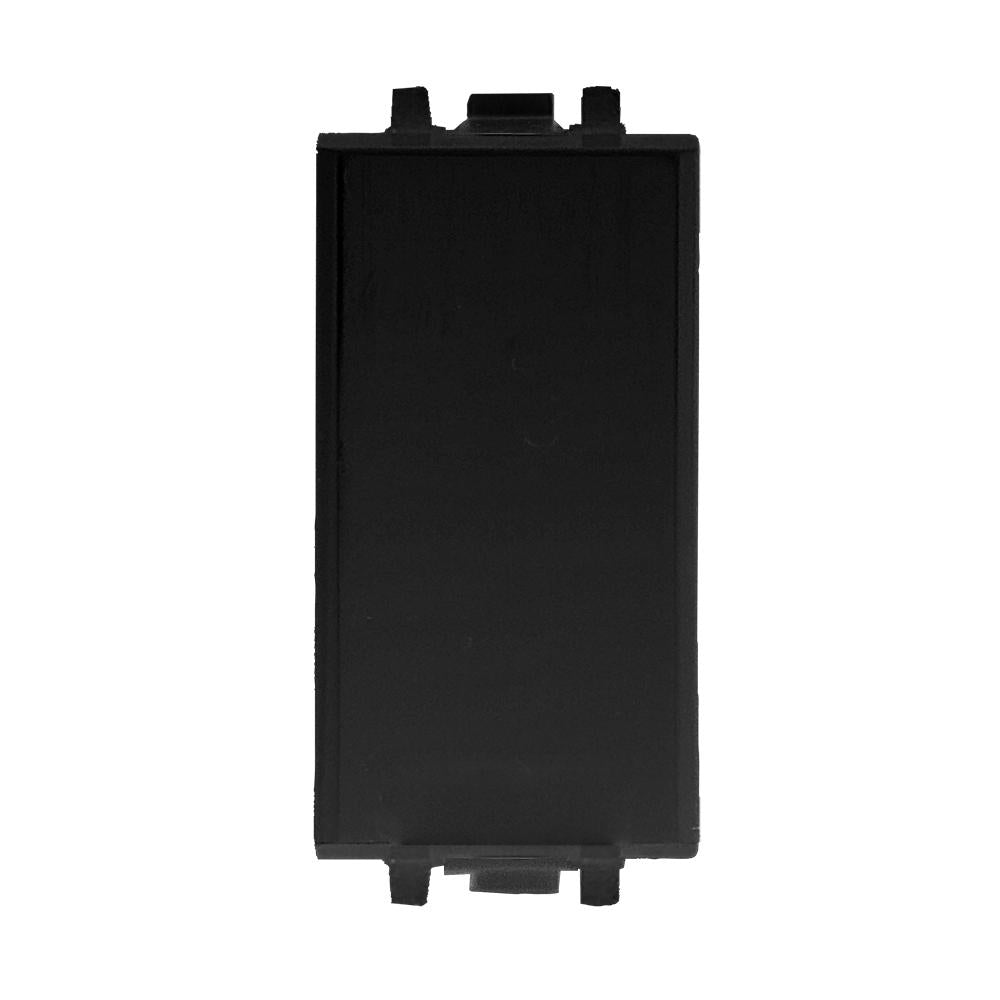 APAGADOR SENCILLO 1 MODULO NEGRO STEP