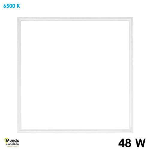 PANEL LED 48W 60X60 MARCO SATINADO LUZ FRIA 48W 127V 3360LM 65K