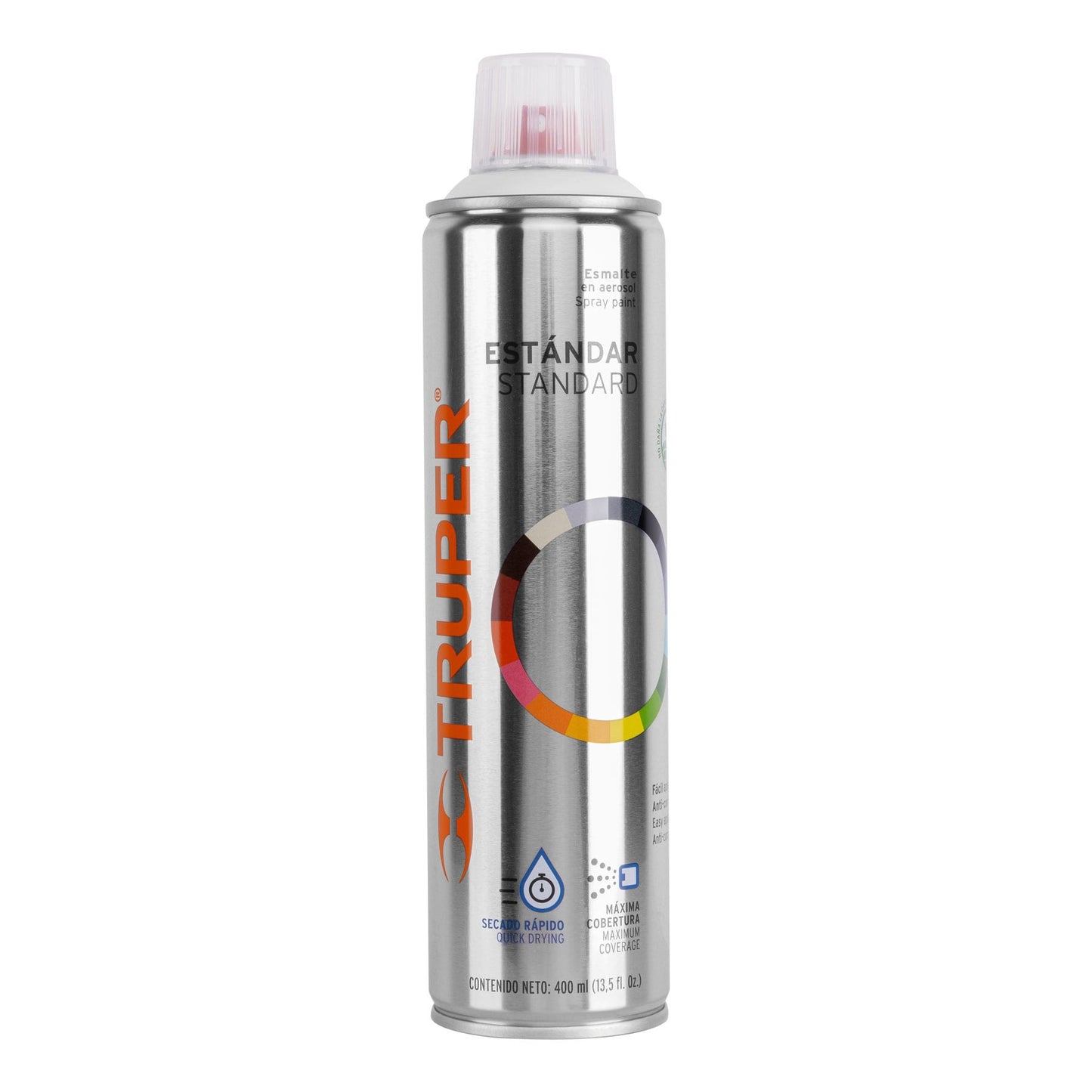 PINTURA EN AEROSOL BLANCO BRILLANTE BOTE ESBELTO 400ML TRUPER 19032 PA-BB