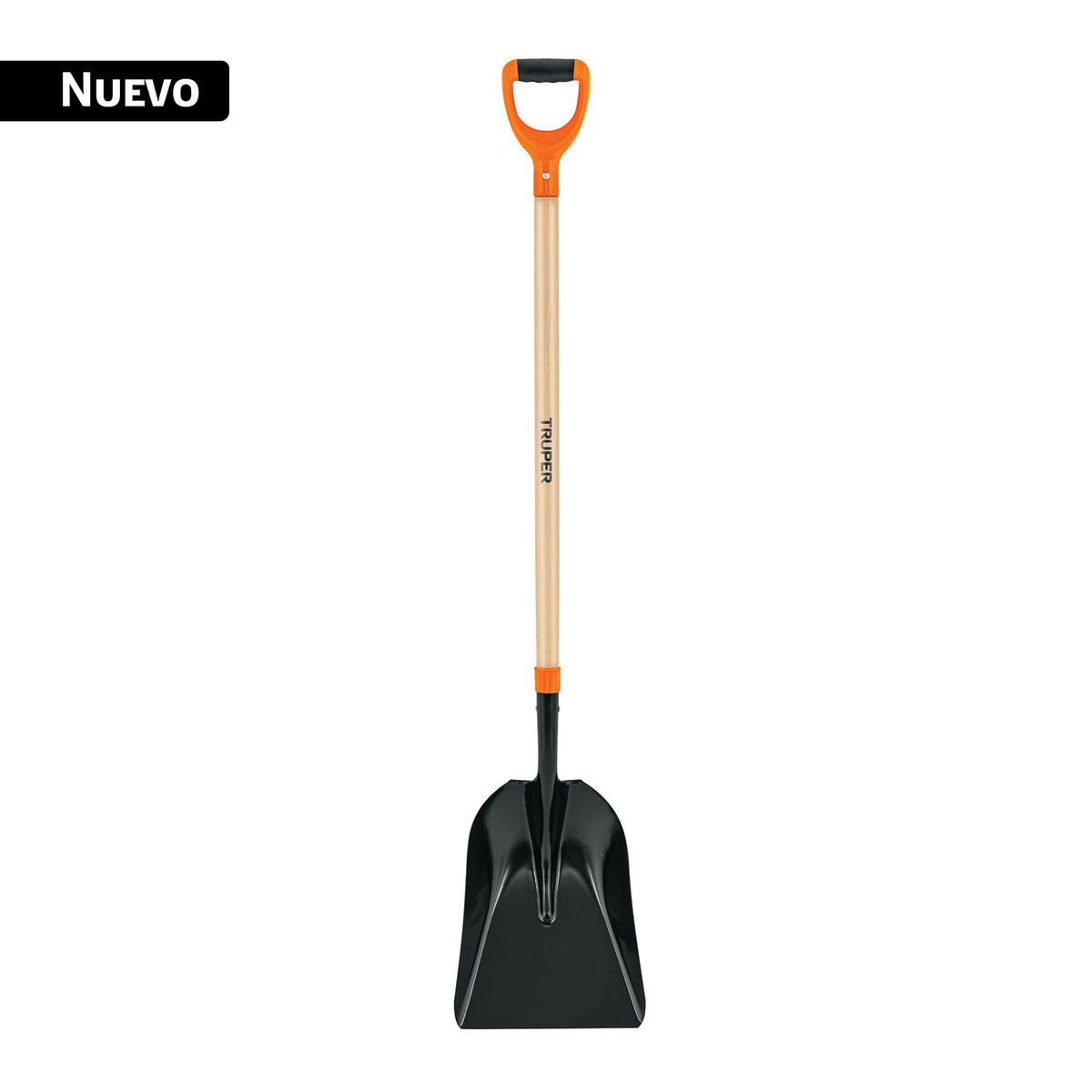 Pala carbonera T-2000, puño 'Y', mango 33', TRUPER — foto oficial 1